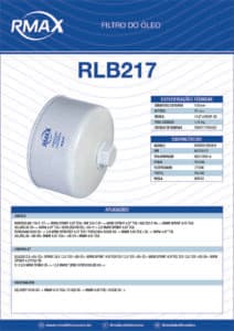 Ficha técnica RLB217